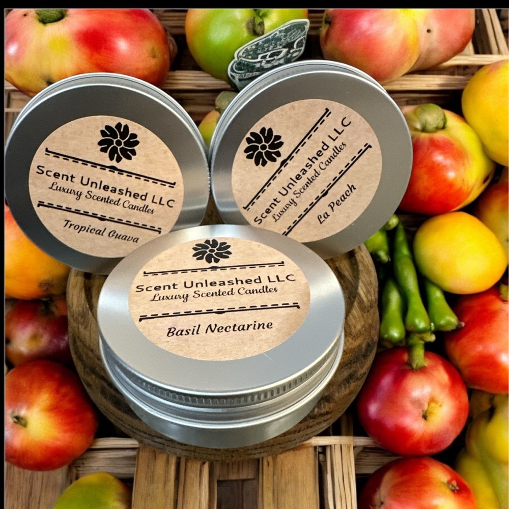 TROPICAL SERIES, SCENT UNLEASHED LLC LUXURY HAND POURED SCENTED CANDLES